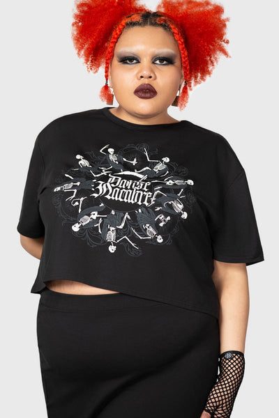 Danse Macabre Crop Top