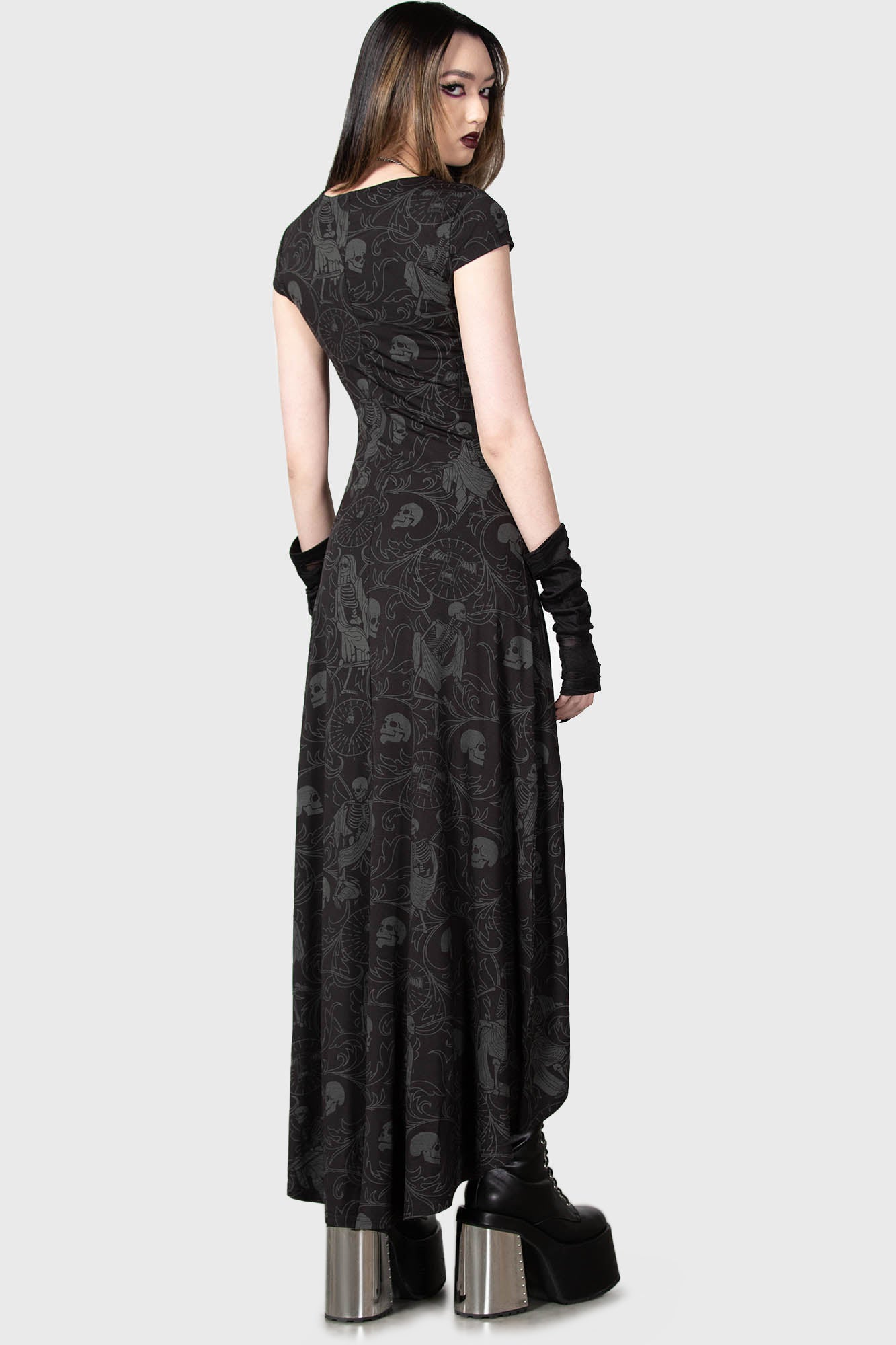 Factory KILLSTAR COUNTESS LACE MAXI DRESS