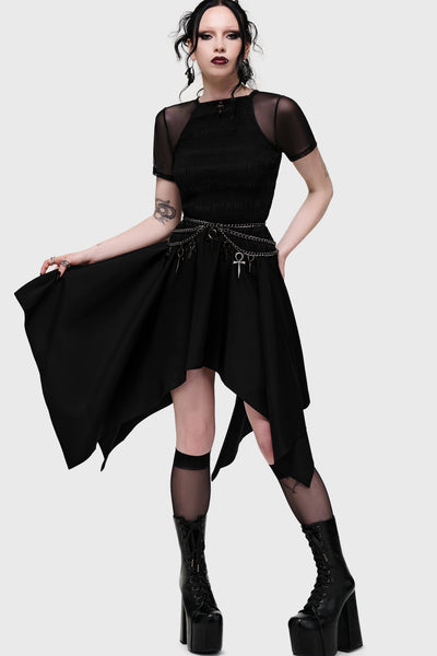 Dark Wings Midi Dress