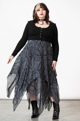 PLUS SIZE MAXI SKIRTS Killstar