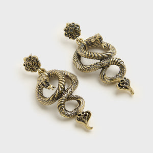 Deadly Coil Earrings [Gold]