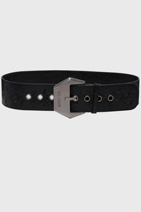 Devil's Darling Debossed Belt