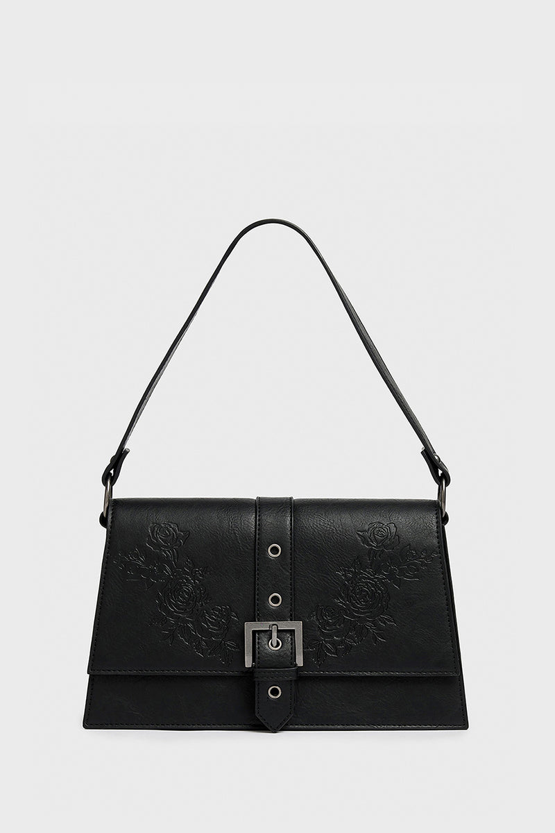 Devil's Darling Debossed Handbag