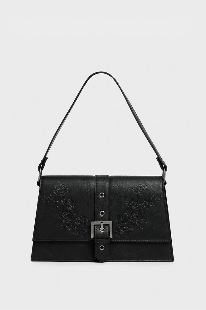 Devil's Darling Debossed Handbag