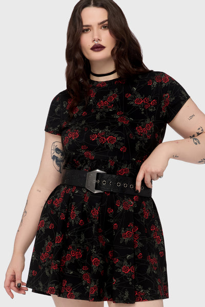 Devil's Darling Debossed Belt