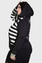 Distressed Stripe Hoodie