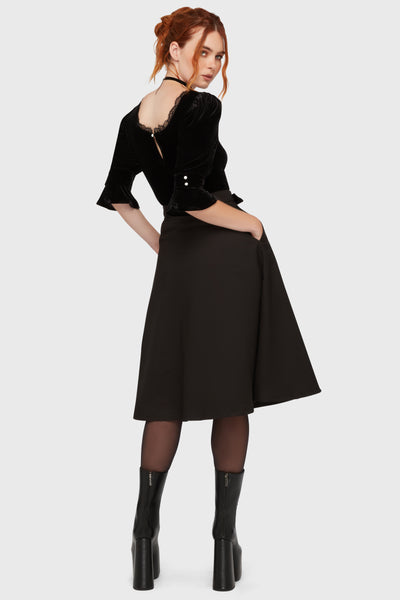 Dottie Dottie Velvet Top