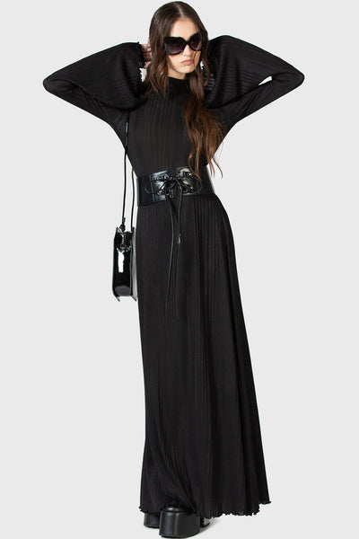 killstar long sleeve dress women's dress with long sleeves KILLSTAR - Astaroth