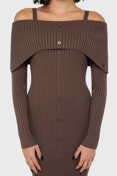 Dusk Empress Dress [Brown]