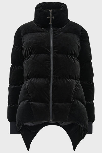 Deadliest Nightvelvet Puffer Coat [BLACK]