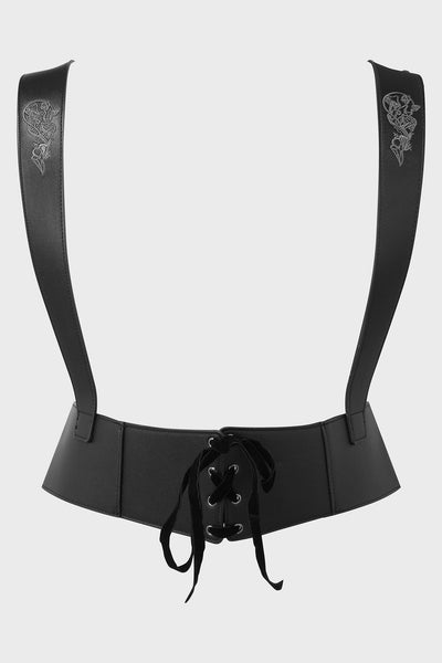 Corset (belt) women's KILLSTAR - Havoc - BLACK