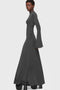 Drenched Grief Maxi Dress [Grey]