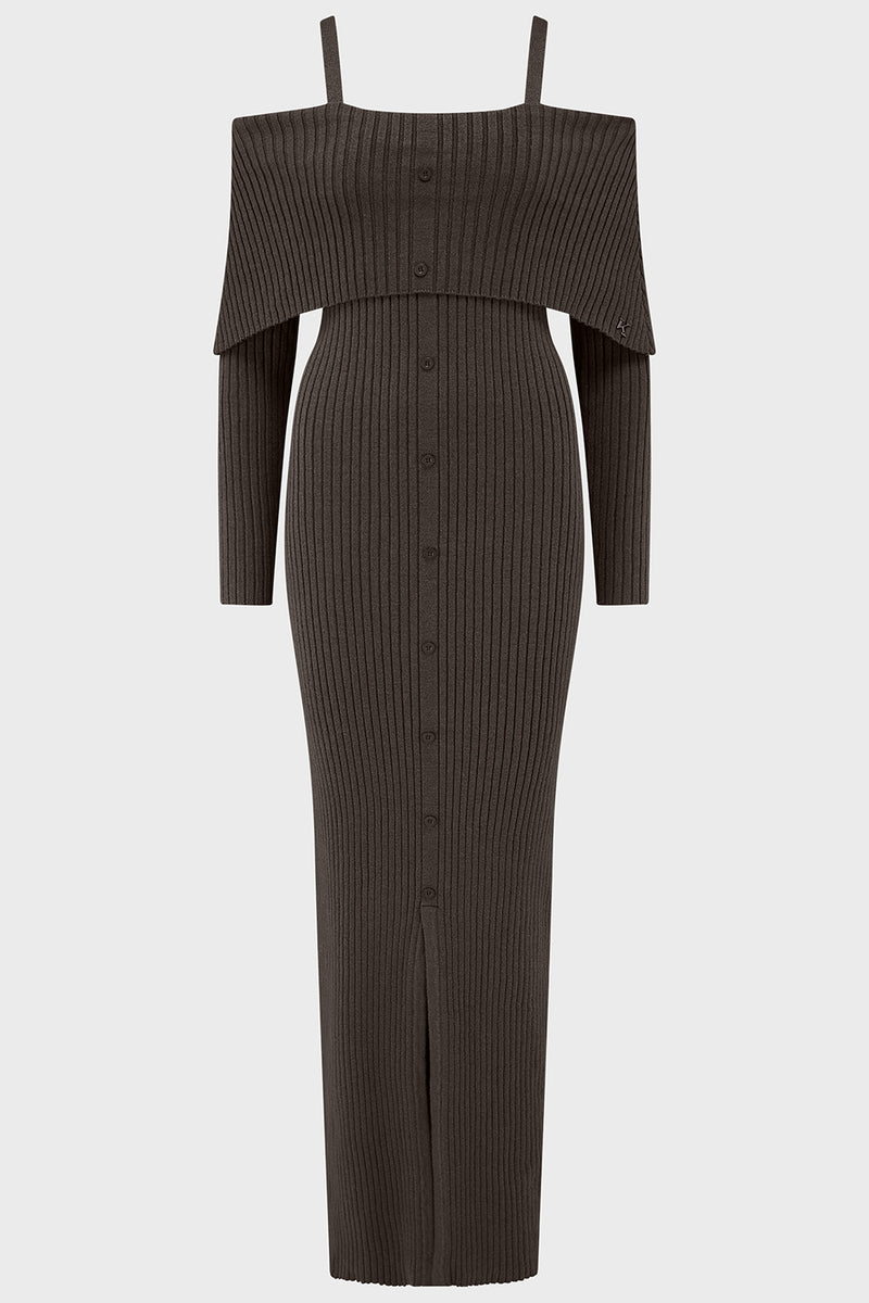 Dusk Empress Dress [Brown]