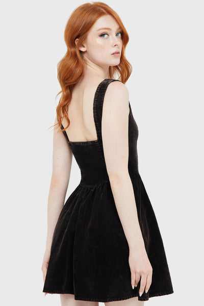 Elderroot Mini Dress [BROWN]