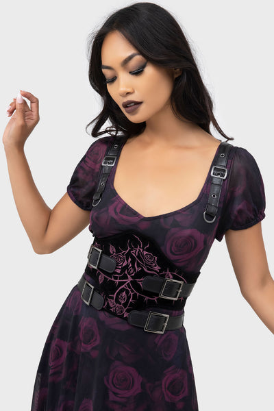 killstar purple dress women's dress KILLSTAR - Cool