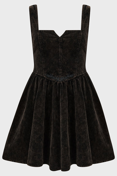 Elderroot Mini Dress [BROWN]