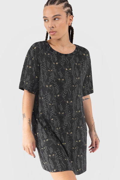 Familiar Woods T-Shirt Dress