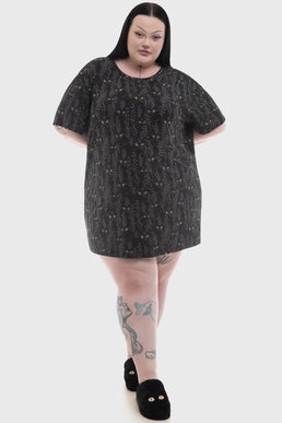 Familiar Woods T-Shirt Dress