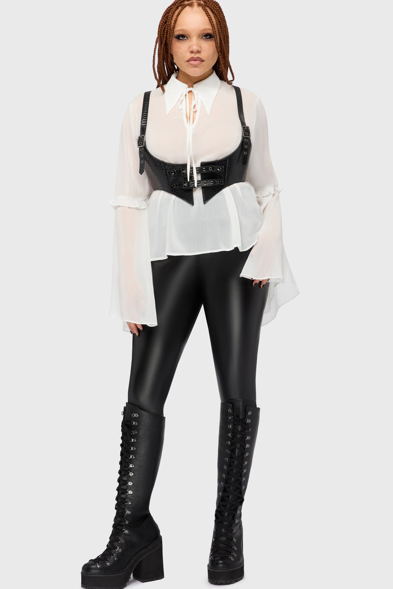 Fawnelle Flared Sleeve Shirt