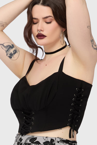 Fawnelle Lace Up Corset Top