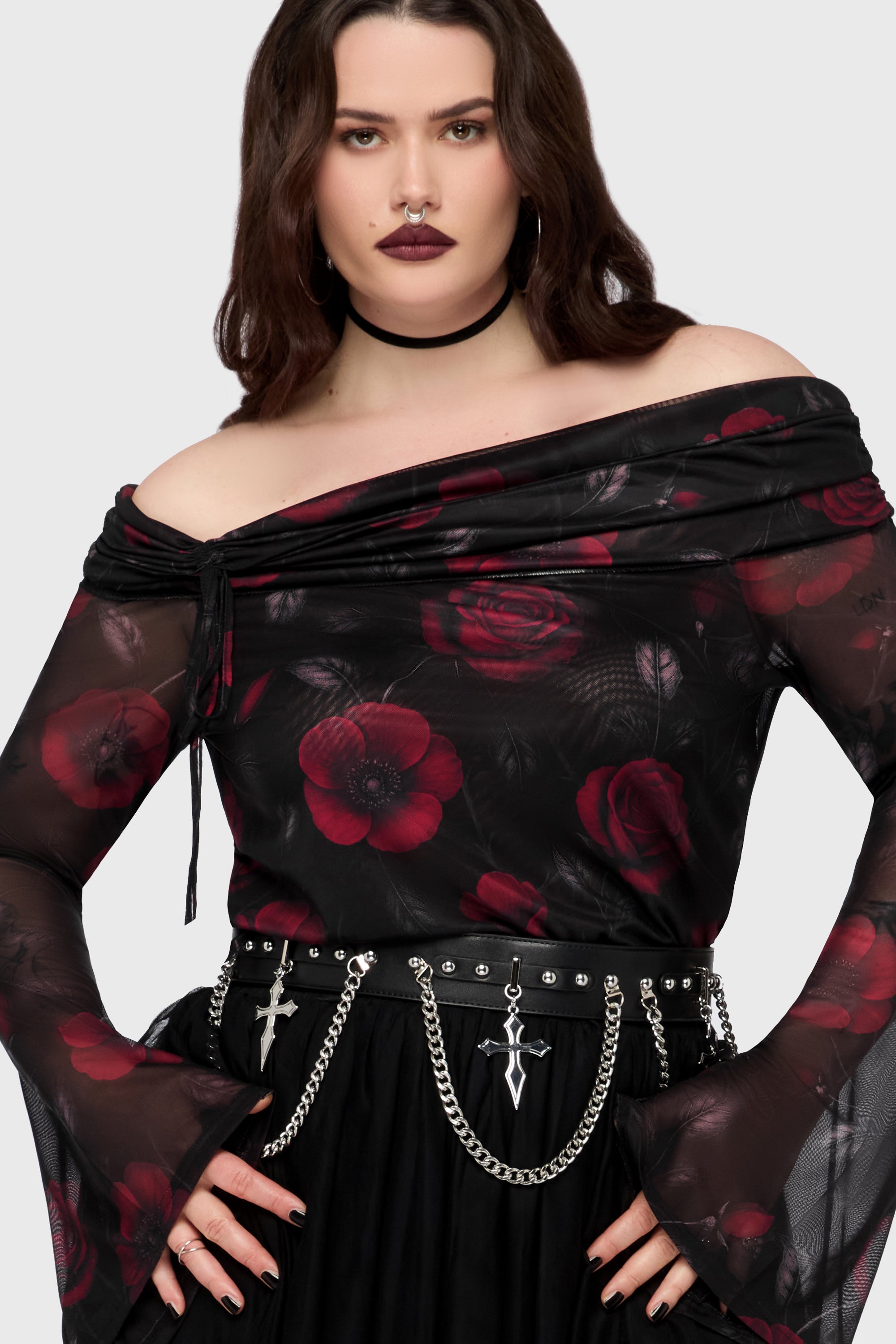 Fawnelle Off The Shoulder Top ‐ KILLSTAR