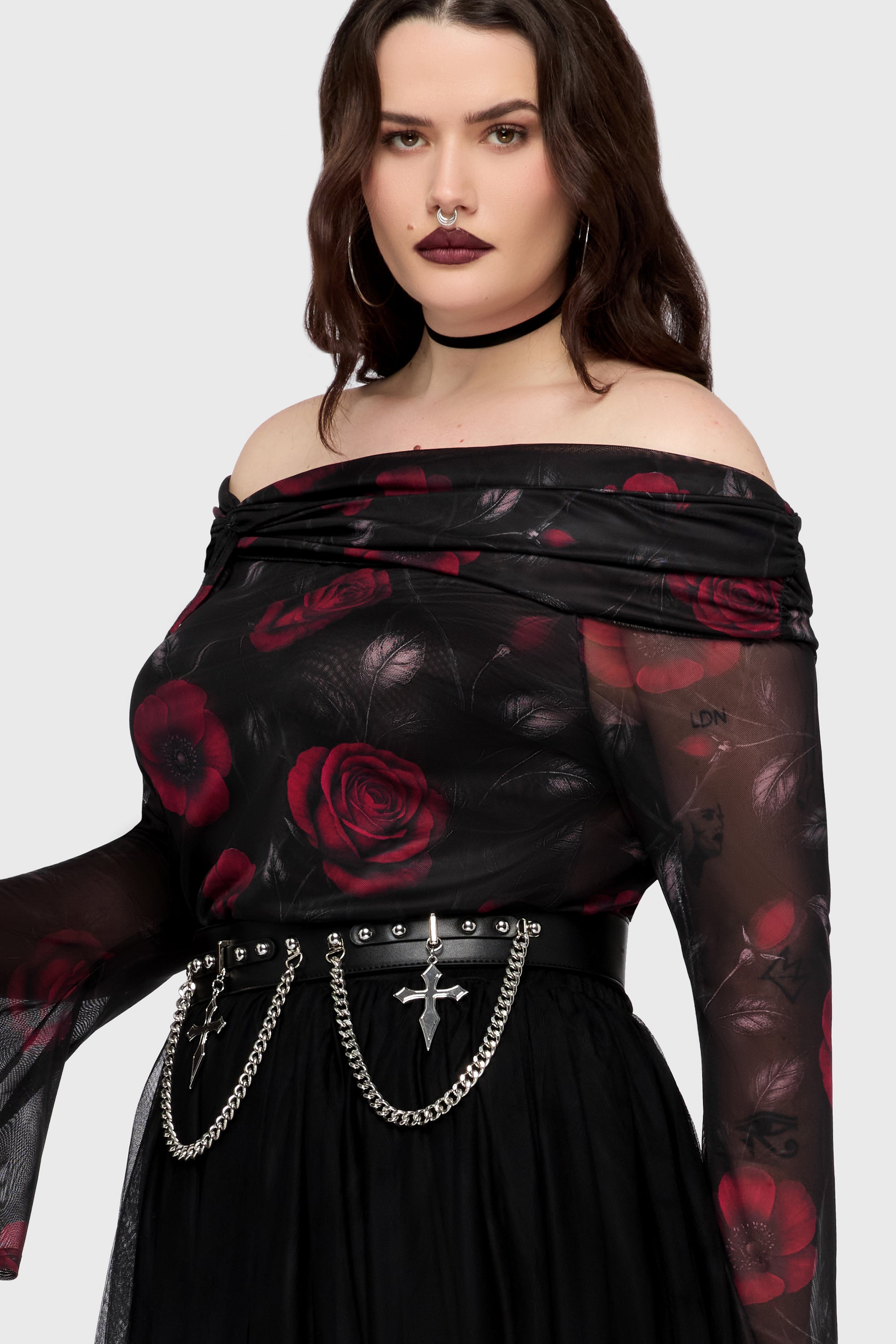 Fawnelle Off The Shoulder Top ‐ KILLSTAR