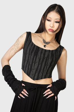 Fearful Forest Corset Top