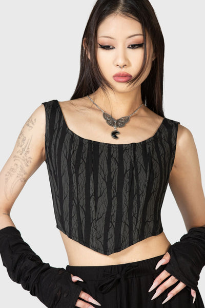 Fearful Forest Corset Top