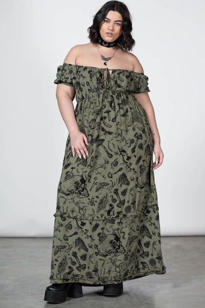 killstar libra rising maxi dress Women's Dress KILLSTAR - LIBRA RISING