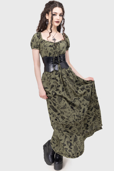 killstar long dress Drenched Grief Maxi Dress