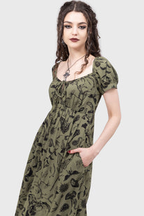 killstar libra rising maxi dress Women's Dress KILLSTAR - LIBRA RISING - BLACK - K-DRS-F-2994