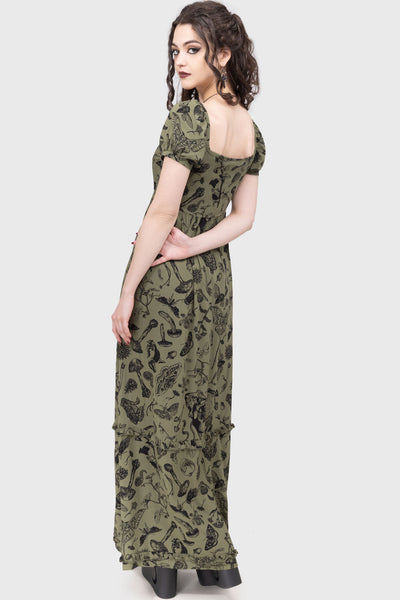 killstar forestine maxi dress women's dress KILLSTAR - Forestine