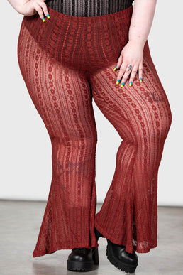 Red Bell Bottoms Pants for Women, Flared Pants Women, High Waist Trousers Bell  Bottoms, Red Flared Pants for Women -  Canada