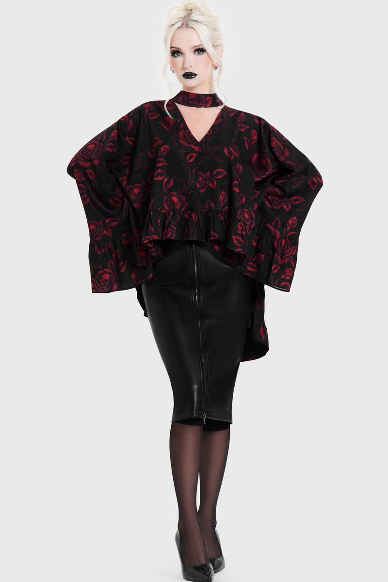 Funeral Rose Blouse