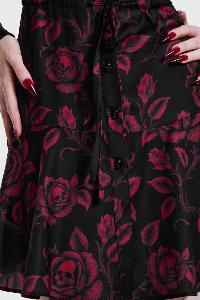 Funeral Rose Mini Dress