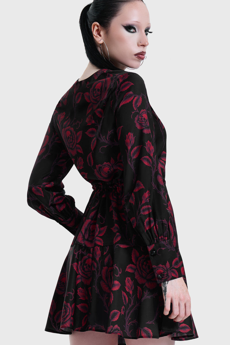 Funeral Rose Mini Dress