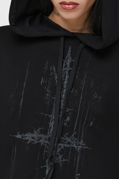 Final Dictvm Crop Hoodie