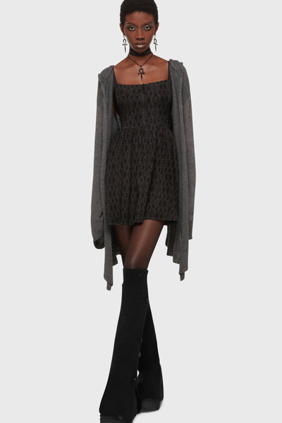 Forget Wishing Knit Cardigan [Grey]