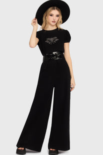 Gaia Adorned Embroidered Jumpsuit