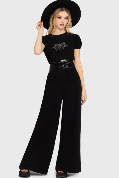 Gaia Adorned Embroidered Jumpsuit