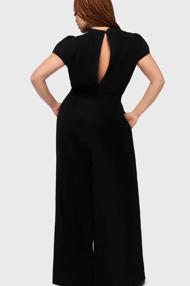 Gaia Adorned Embroidered Jumpsuit