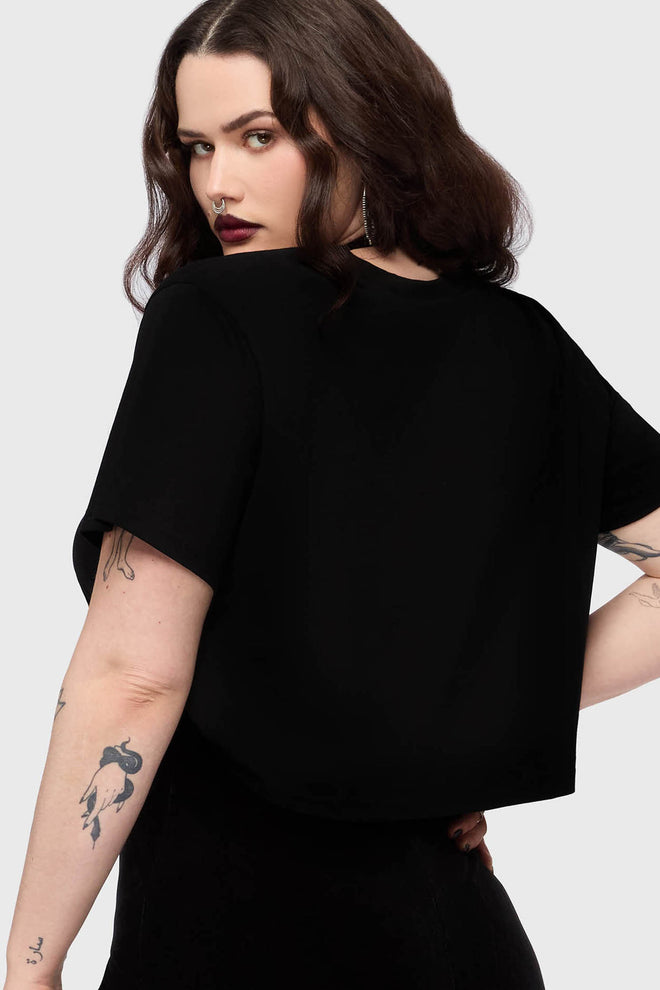 Gaia Adorned Embroidered T Shirt