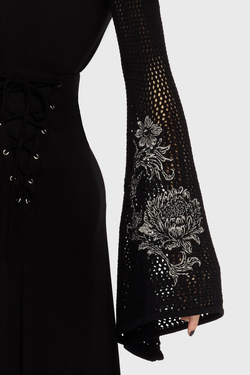 Gaia Adorned Knit Bolero