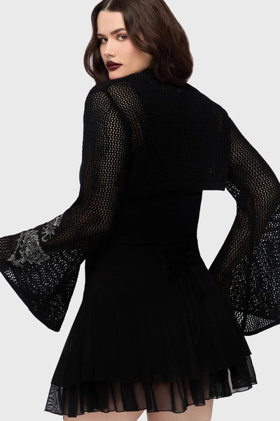 Gaia Adorned Knit Bolero