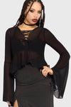 Gaia Adorned Long Sleeve Top