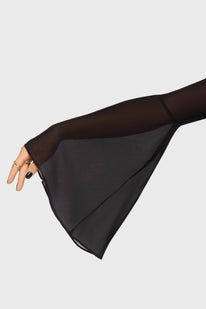 Gaia Adorned Long Sleeve Top