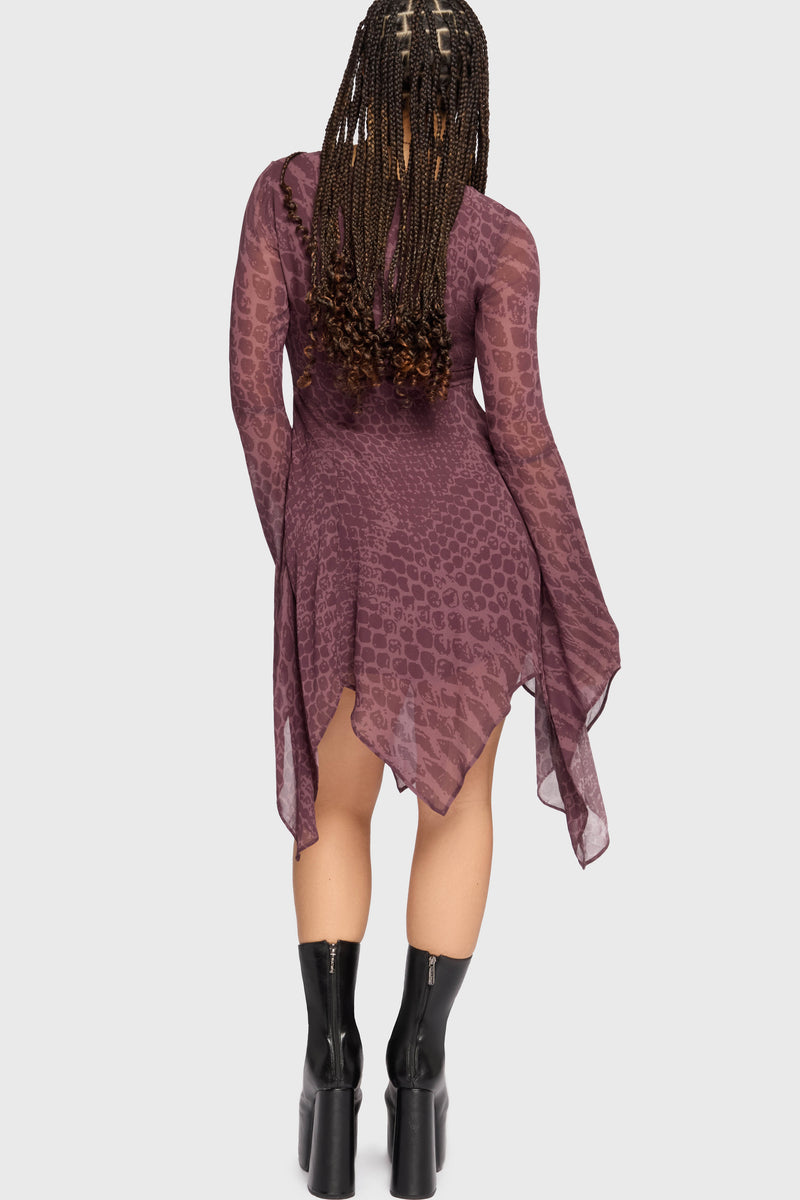 Gaia Adorned Mini Dress