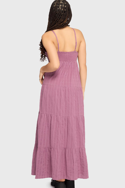 Gaia Adorned Textured Dress