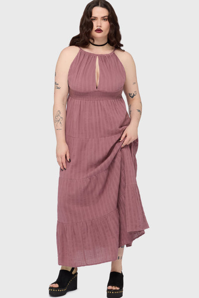 Gaia Adorned Textured Dress