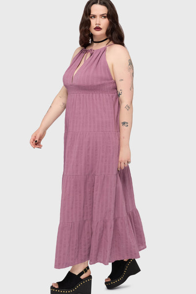 Gaia Adorned Textured Dress